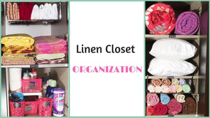 In this video, I am going to show you how to organise a small linen closet