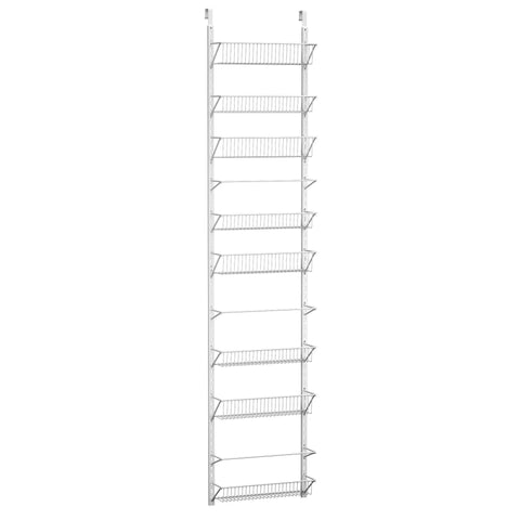 Home home complete over the door organizer space saving hanging storage shelves for kitchen pantry closet for spices jars cleaning products and more