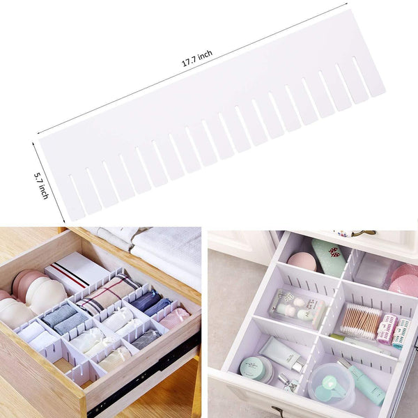 Related e bayker drawer organizer drawer dividers diy arbitrary splicing sub grid household storage spacer finishing shelves for home tidy closet desk makeup socks underwear scarves 5 7x17 7in 5 pack