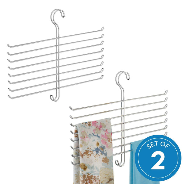 Results interdesign classico spine scarf closet organizer hanger set of 2 holder